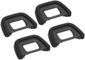 PATIKIL DK-23 Viewfinder Eyepiece Eyecup, 4 Pack Camera Eye Cup Protector for Nikon D7100 D7200 D7000 D750 D610 D600 D300 D300S Digital Camera Block Flare Scratch Resistance, Black by PATIKIL