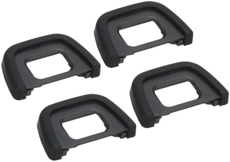 PATIKIL DK-23 Viewfinder Eyepiece Eyecup, 4 Pack Camera Eye Cup Protector for Nikon D7100 D7200 D7000 D750 D610 D600 D300 D300S Digital Camera Block Flare Scratch Resistance, Black by PATIKIL