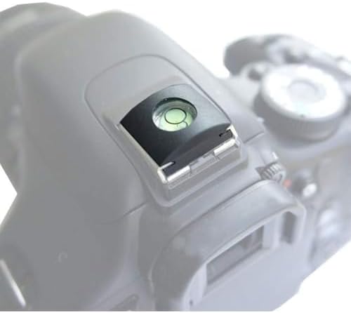 Camera Flashlight Hot Shoe Cover with Bubble Spirit Level Compatible with Canon Nikon Fujifilm DSLR SLR Camera - Image 2