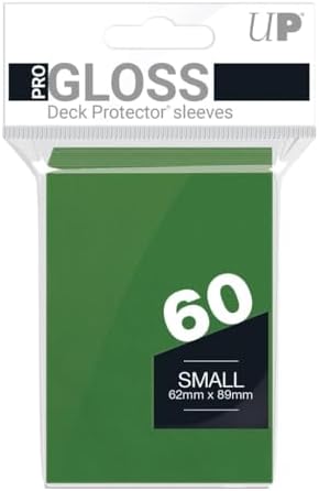 Ultra Pro Sleeves 60 d10 Card Game (Small, Green) by UltraPro