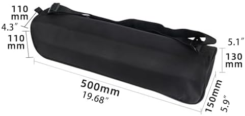 koolehaoda 19.68" Tripod Carrying Case Bag with Shoulder Strap - Black - Image 2
