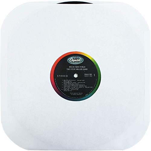 (100) Archival Quality Acid-Free Heavyweight Paper Inner Sleeves for 12" Vinyl Record Albums #12IW - Image 3
