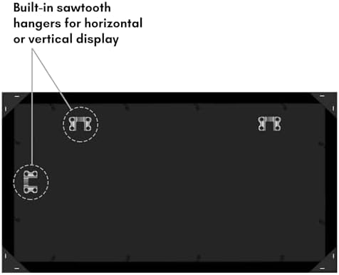 Americanflat 12x24 Poster Frame - Engineered Wood - Black - Image 6