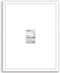 Americanflat 11x14 Picture Frame - Matted to 2x3 - Slim Molding - White by Americanflat