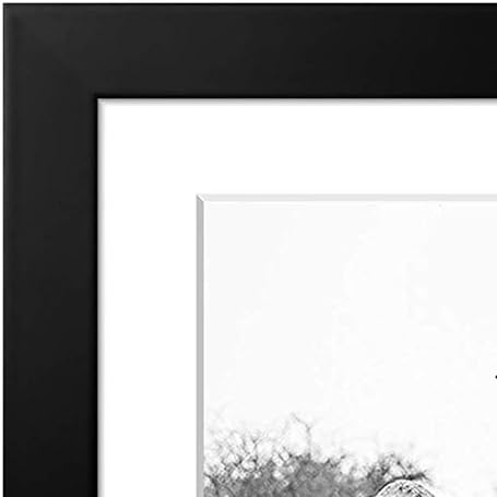 Americanflat 11x11 Picture Frame with Shatter-Resistant Glass - Use as 8x8 Frame with Mat or Display 11x11 Photo Without Mat - Signature Collection - Square Frames for Wall Display - Black - Image 7