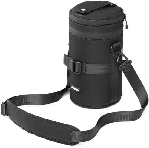 Ambitful 4.33 × 7.48 in Thick Camera Lens Pouch Case, Protection Lens bag by Ambitful