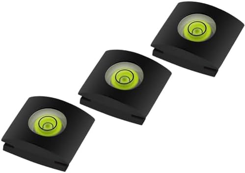 Camera Flashlight Hot Shoe Cover with Bubble Spirit Level Compatible with Canon Nikon Fujifilm DSLR SLR Camera by Louishy