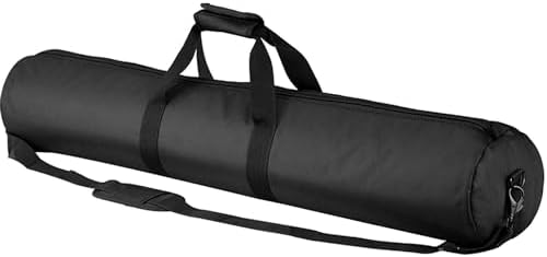 28x5x5 inch/70x13x13cm Tripod Carrying Case Heavy Duty Oxford Photographic Package Bag with Shoulder Strap Padded for Light Stand, Tripods, Monopods, Umbrellas, Softbox, Speaker Stands, Mic Stands by YUOCUPHOTOGRAPHY