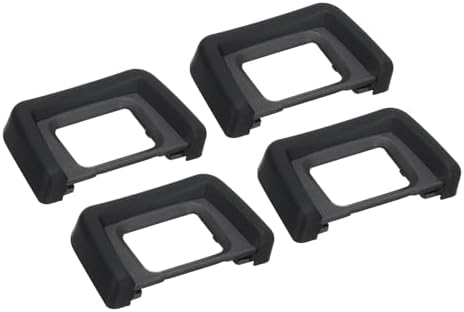 PATIKIL DK-24 Viewfinder Eyepiece Eyecup, 4 Pack Camera Eye Cup Protector for Nikon D5000 D5100 D3000 D3100 Digital Camera Block Flare Scratch Resistance, Black by PATIKIL
