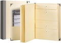 The Life Book Document Organizer - Binder for Important Documents, in Case i Die Binder, End of Life Organizer Paper File Folio Organizer with Labele, Thickened Version Document Organizer (Khaki) by Unknown