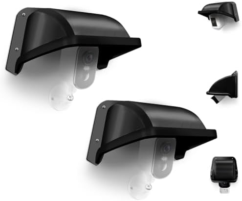 Universal Security Camera Cover Sun Shade Rain Shield for CCTV Cameras by KURIAUDDO