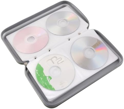 alavisxf xx CD Holder, 72 Capacity Hard Plastic Storage Case for Car - Image 3