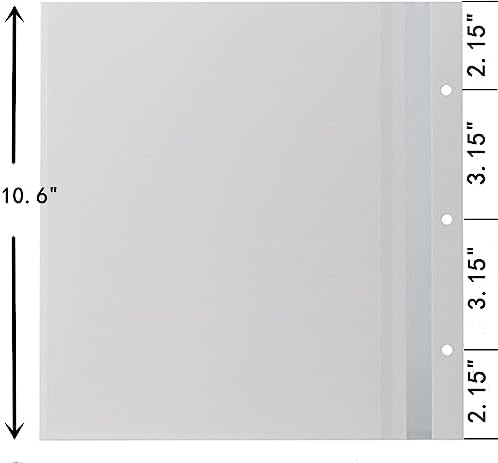 Photo Album Refill Pages for Self Adhesive Scrapbook 11x10.6 20 Pages - Image 2