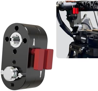 Mini Lock Quick Release Plate System, 2 Halves Split Design,Zero Play Locking with 1/4"-20 or 3/8"-16 Threads for Camera,Monitor,Tripod,Arm or Other Photography Accessories(3/8" Threaded) - Image 7