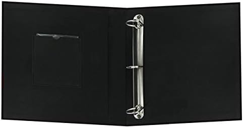 Pioneer T-811CBFBK 8 1/2 Inch by 11 Inch 3-Ring Fabric Frame Cover Memory Binder, Deep Black - Image 3