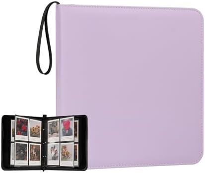Large Polaroid Photo Album Binder, 240 Pockets. Lilac Purple by GoldbarleyDesign