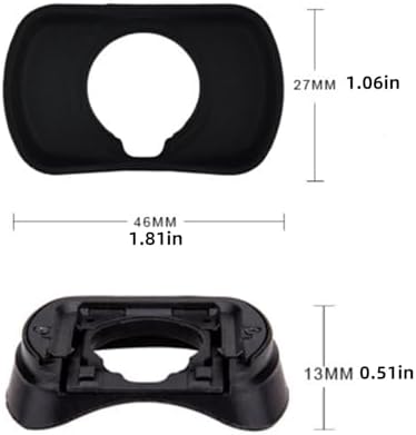 Camera Viewfinder Eyecup Eyepiece Replacement for Fujifilm X-T1, X-T2, X-T3, X-T4, X-H1 - Image 2