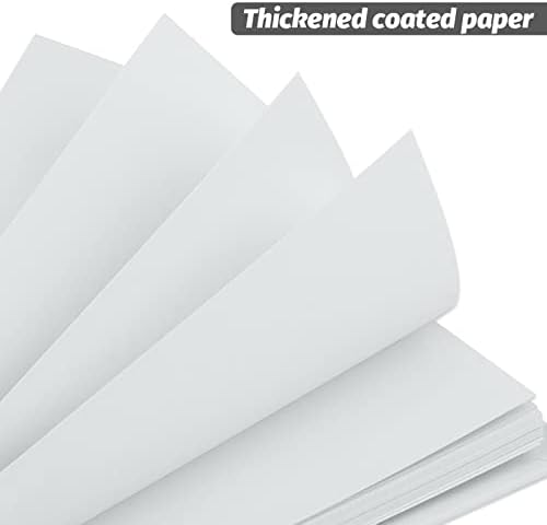 Gotideal 80 Pages Scrapbook Album with 10 Metallic Markers, White - Image 5
