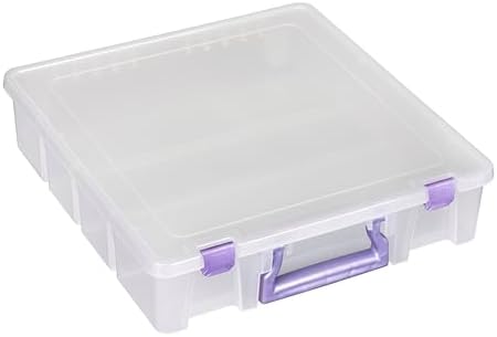 ArtBin Essentials 12 x 12 One-Compartment Craft Box, Clear by ArtBin