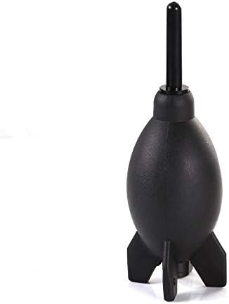 FocusFoto PRO 6.6 Inch Rubber Rocket Air Blower Duster Cleaner Dust Cleaning for DSLR Camera CCD Lens Keyboard Black by FocusFoto