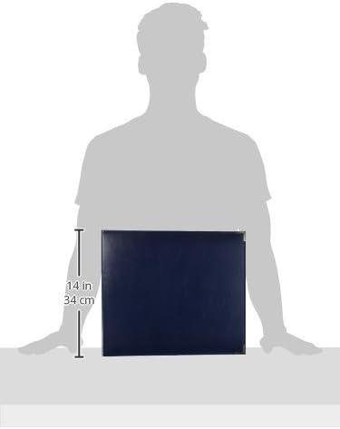 We R Memory Keepers 12x12 Photo Album - Faux Leather with 5 Page Protectors and Spine Label - Snag-Free D-Ring Scrapbooking Memory Album, Acid-Free, Navy Blue - Image 5