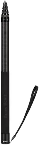 17-118"/3.0m Carbon Fiber Invisible Selfie Stick 9.8ft Extended Super Long Pole for Insta360 X6/X5/X4 Insta 360 X3 ONE X2, ONE R, ONE X, ONE GO 3S 3 2 Gopro Max Action Camera Accessories by SALYMECONY