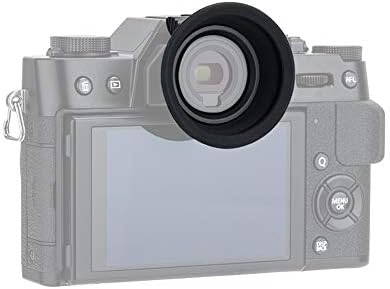 Kiwifotos KE-XT20 Large Soft Silicon Camera Eye Cup Eyepiece for Fuji X-T30 X-T20 X-T10, XT30 Eyecup Eye Piece, Hot Shot Eyecup Viewfinder, Eyeglass Users, Compatible with Fujfilm X-T30 X-T20 X-T10 - Image 3
