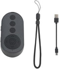 Upgraded Wireless Phone Camera Remote Control with Zoom in/Out, Versatile Shutter for iPhone, Page Turner for e-Book Reading, Short Video Scroller for Ti*ktok (Black) by Suifaqi