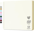 Scrapbook Photo Album 12"x12" 50 Sheets 100 Pages Hardcover Kraft Paper by Hiwhy