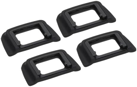 PATIKIL DK-20 Viewfinder Eyepiece Eyecup, 4 Pack Camera Eye Cup Protector for Nikon D5200 D5100 D3100 D3000 D60 Digital Camera Block Flare Scratch Resistance, Black by PATIKIL