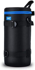 JJC Camera Lens Case Pouch, Padded Bag Fits Lens up to 4.9 x 11.4 (D x L) by JJC