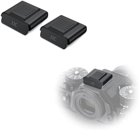 JJC 2-Pack Hot Shoe Cover Cap for Nikon D850 D7500 Z50 II, Full-Coverage by JJC