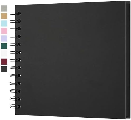 Yopih Scrapbook Album 7x7in, Acid-Free Kraft Paper 20 Sheets 40 Pages by Yopih