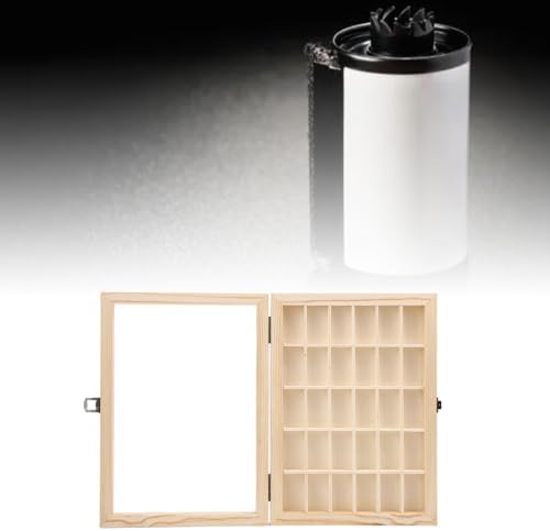 30 Slots Solid Wood Film Cassette Display Case - Image 5