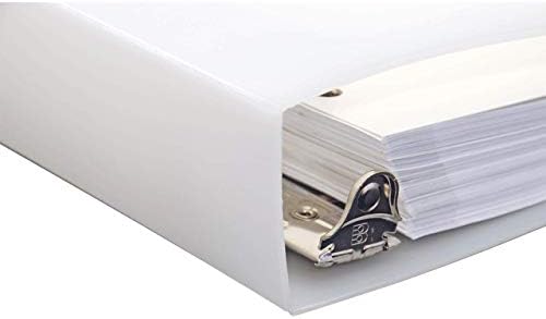 11x17 Binder Poly Panel Featuring a 1.5" Angle-D Ring Clear Frost - Image 3