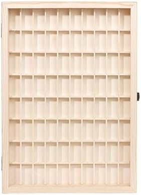 Secure Film Roll Storage Box High-capacity Film Canister Organiser Elegant Wood Display Case With Transparents Lid - Image 6