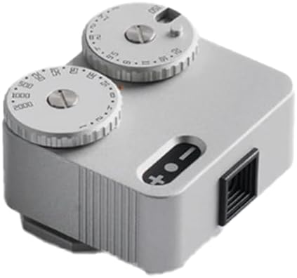 Light Meter II Cold Shoe for DSLR Film Camera Light Meter 12 Shutter Speed Photography Parts Accessories (Silver) by Unknown