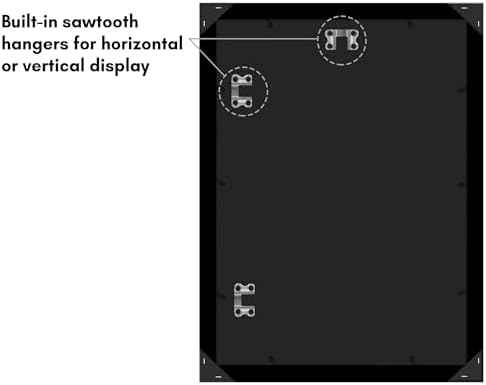 Americanflat 13x18 Poster Frame - Engineered Wood - Black - Image 6