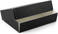 Lineco 11x14 Black Museum Archival Storage Box, Drop Front, 11.75x15x3 in. by Lineco