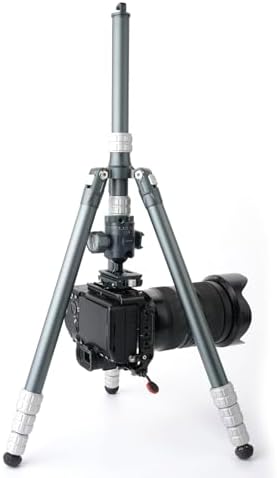 Camera Tripod Stand for Phone and Camera with 360° Ball Head Quick-Release Arca-Swiss Mount System for DSLR Camera Camcorder,Phone Max Load 17lb - Image 2
