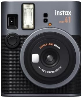 Fujifilm Instax Mini 41 Instant Camera Bundle with Instax Mini Film | 20 Exposures + 4 Pack AA Batteries + Cleaning Cloth (4 Items) - Image 2