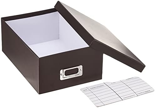 Pioneer Photo Albums B-1S/DB B-1S Photo Storage Box, Dark Brown - Image 3