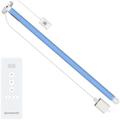 Matter WiFi Roller Blinds Motor for 17/25/28mm Tubes, Plug-in Motorized Smart Blinds with App/Voice/Remote Control, Compatible with Homekit Alexa Google Home SmartThings (Motor with 9-Channel Remote) by Blindsmart