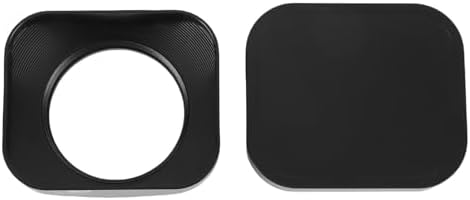 GOWENIC Camera Lens Hood Aluminium Alloy, Square Lens Hood Shade (49mm) by GOWENIC