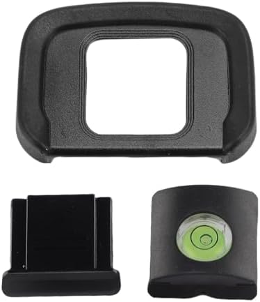 Bewinner Eyecup Hot Shoe Cover Bubble Level Set Comfortable Ergonomic Design for Z50 Mirrorless Camera ABS Silicone 3 in 1 Kit - Image 2