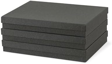 Soul & Lane - Letter Size Document Storage Boxes with Lids, Set of 3, Gray by SoulLane