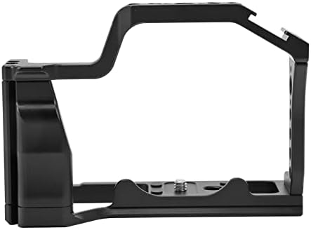 Jiawu Camera Cage, Aluminum Alloy Lightweight Multi Hole Design Camera Video Cage, Rig with Cold Shoe Locating Holes for M50 M5 Cameras - Image 5