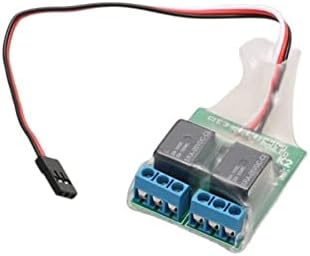 RC Electronic Switch, Dual Way Remote Control Relay Switch PWM On-Off K2 Universal Light Controller Electronic Power Module for RC Aircraft Parts by Unknown