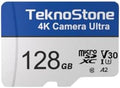 128GB Camera MicroSDXC TF Memory Card with Adapter 1 Pack by Teknostone