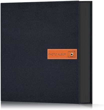Popotop 4x6 Photo Album 200 Pictures, Linen Hardcover, Reinforced Spine by Popotop